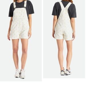 Brixton Christina Daisy cutoff overalls size large